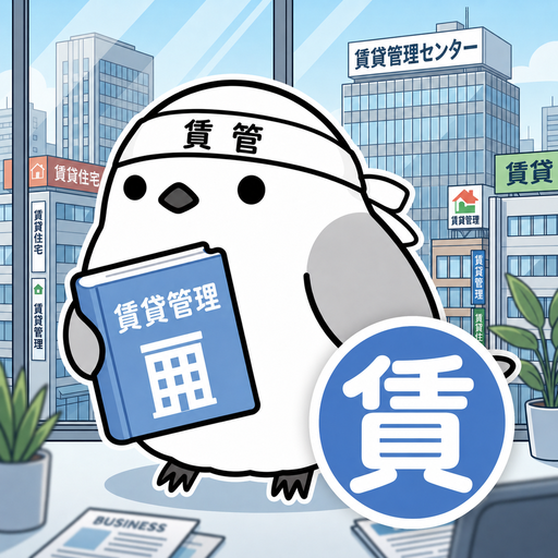 まなぶシマエナガ賃貸不動産経営管理士編 アイコン
