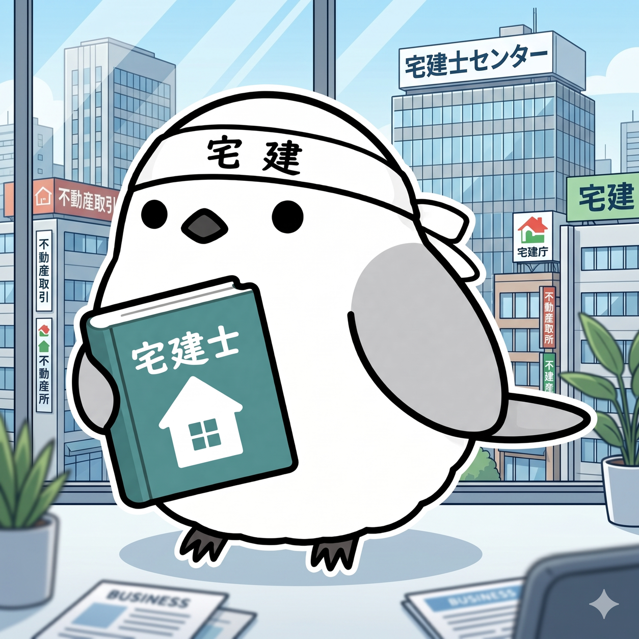 まなぶシマエナガ 宅建版 アイコン